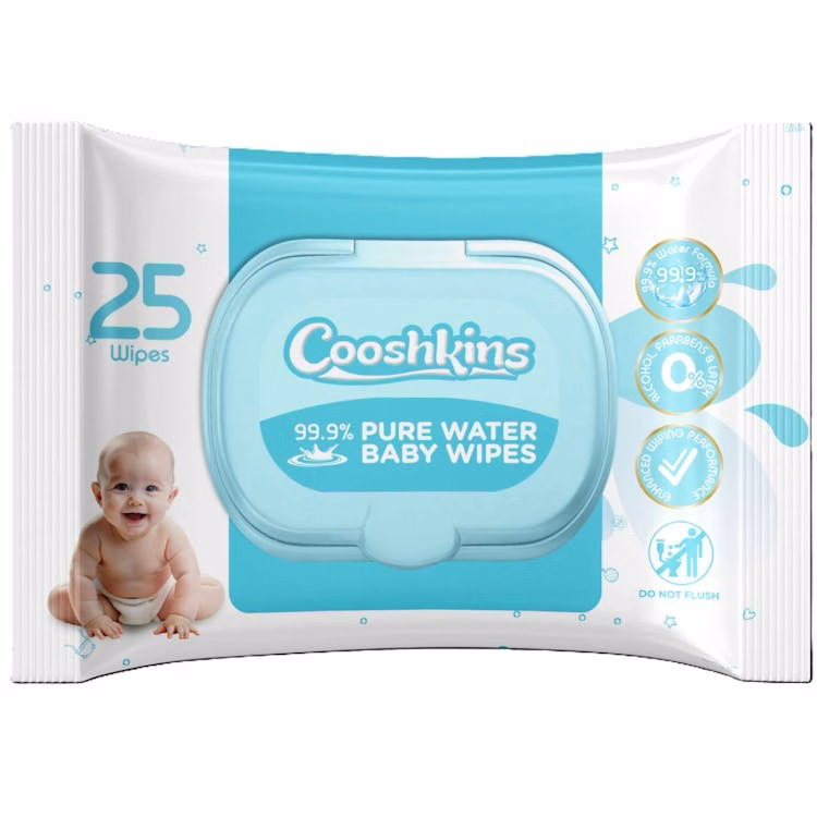 Baby Wipes - Un-Scented De-Chlorinated Water 25 Count
