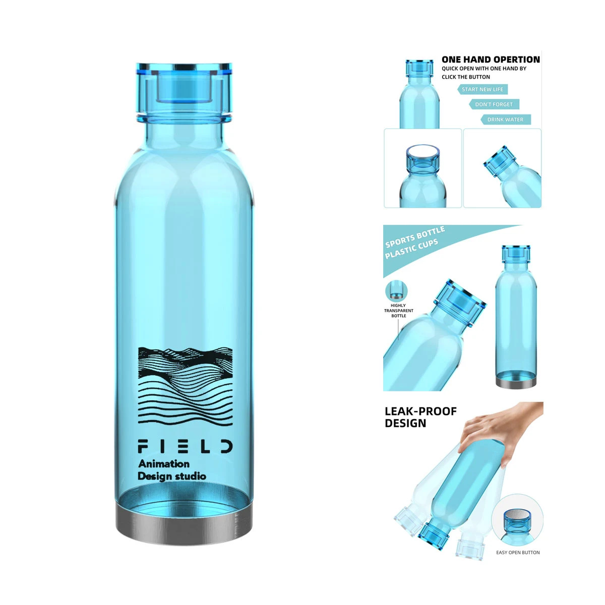700ML Eastman Tritan Cola Style Water Bottle 1