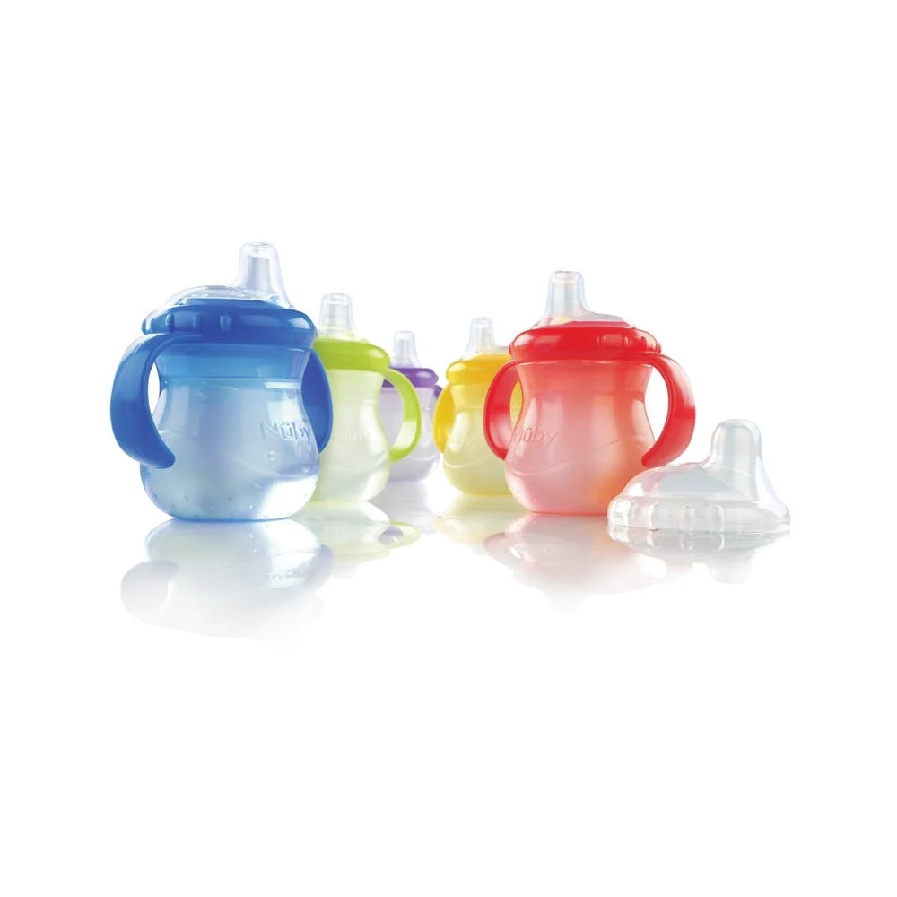 Nuby Double Handle Sippy Cups - 10 oz Assorted Colors 1