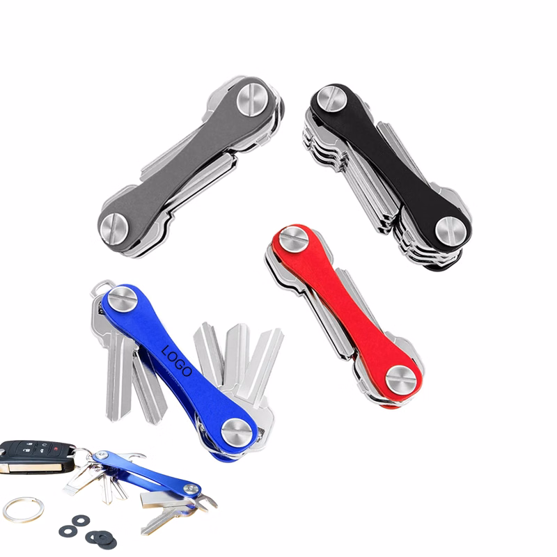 Compact Key Organizer Keychain Clip