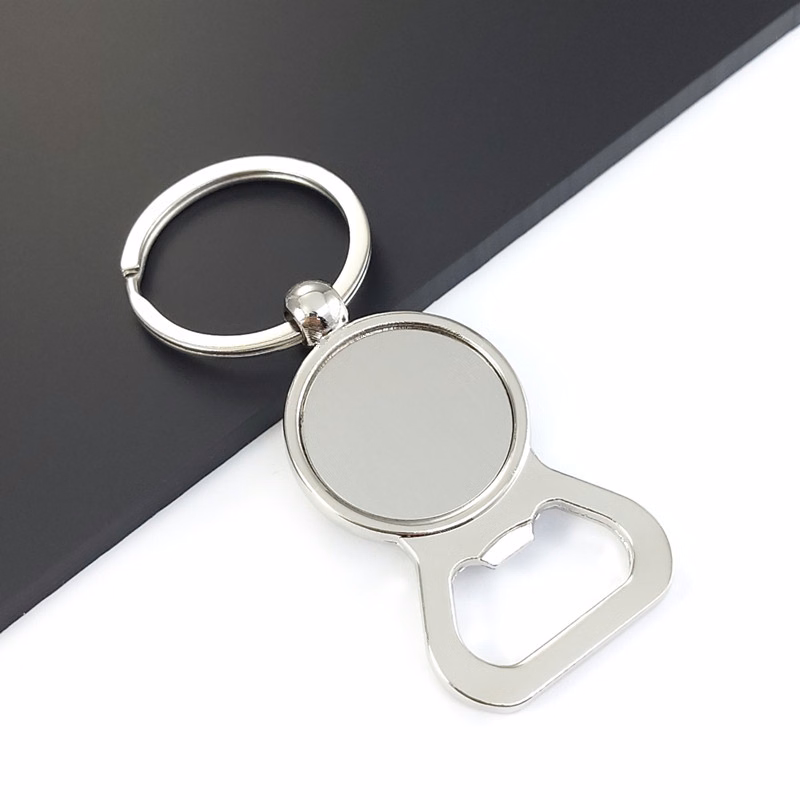 Wine Opener Metal Keychain