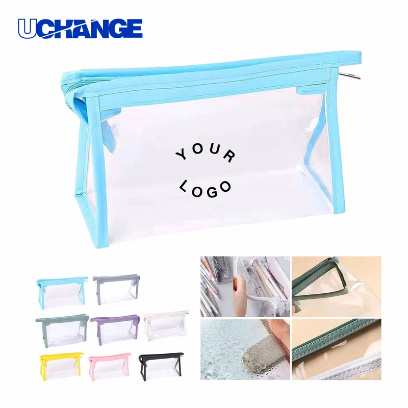 Clear Toiletry Pouch with Silkscreen Print