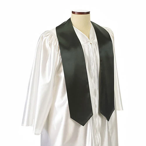 Extra Long Hunter Green Graduation Sash - 5"x72" 1