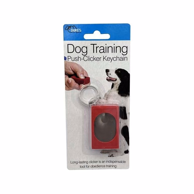 Dog Training Push-Clicker Keychain