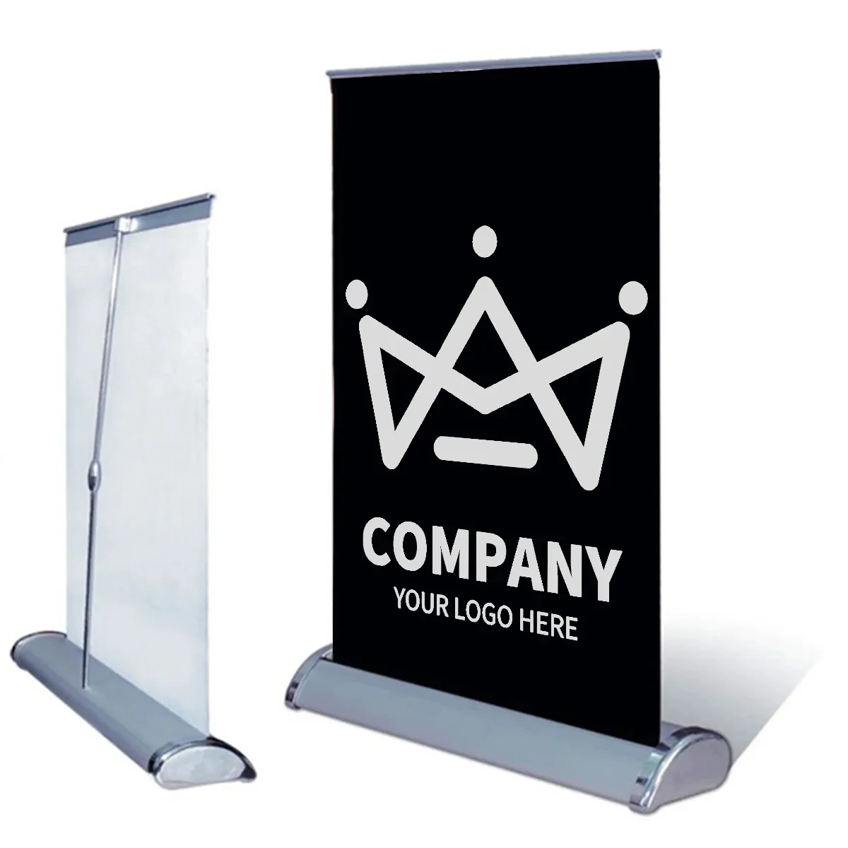 Mini Table Top Retractable Roll Up Banners Stand 1