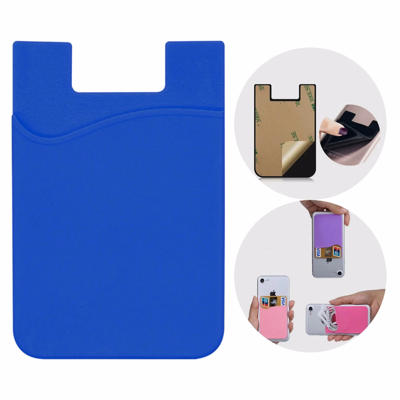 MOQ 50 Silicone Cell Phone Wallet