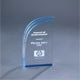 4" x 7" Blue Wave Acrylic Trophy