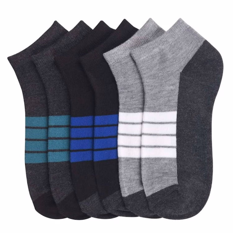 Boy's Low-Cut Socks - Size 4-6 Assorted Colors
