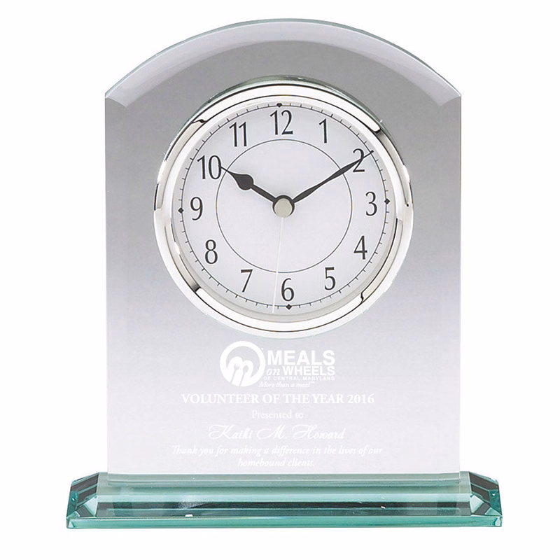 6.5" Glass Clock