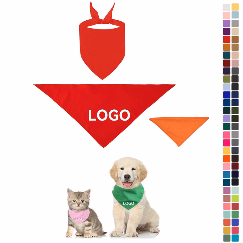 2 Ply Pet Dog Cat Triangle Bandanna