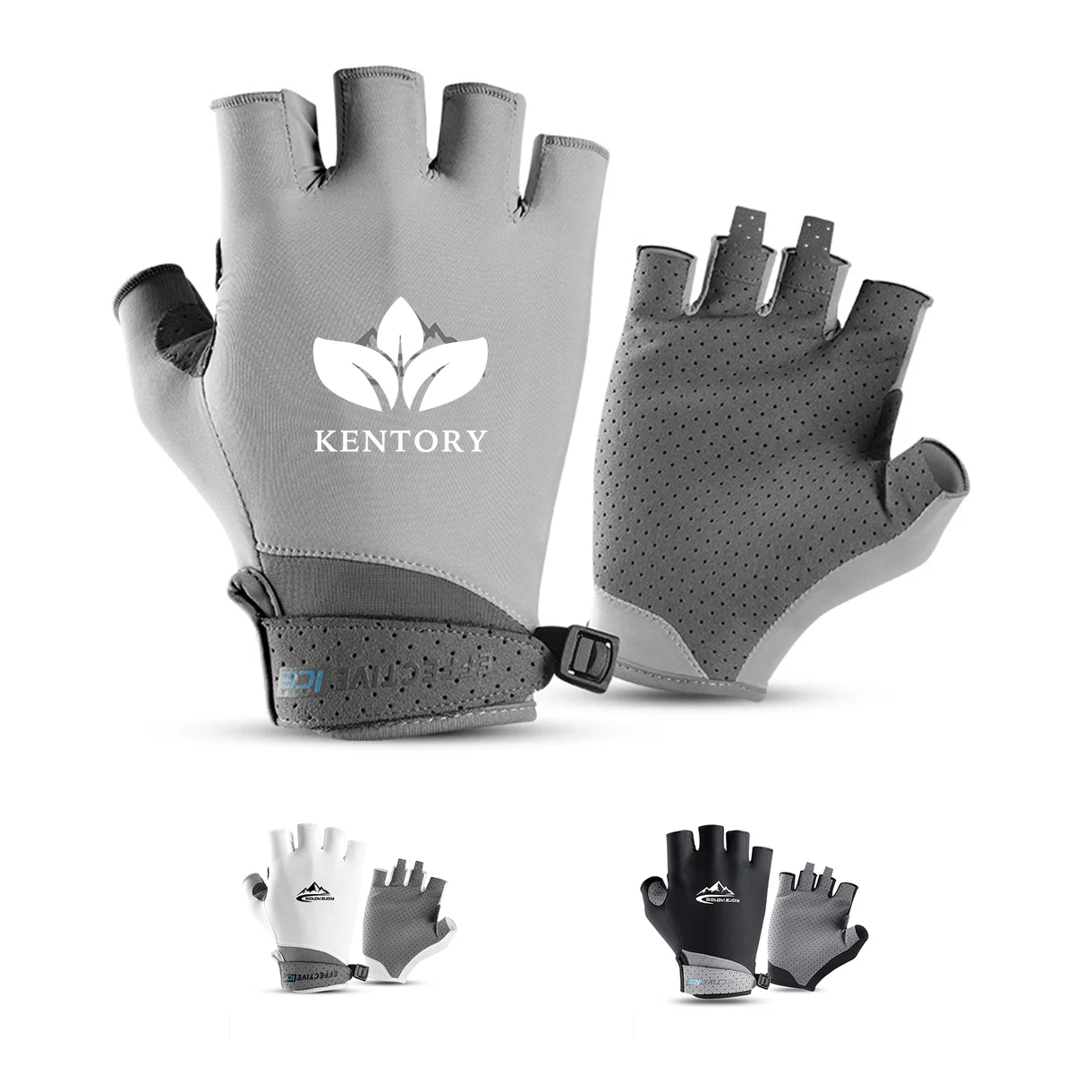 Ice Silk Half Finger Glove 1
