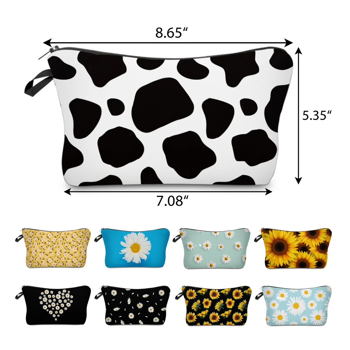 Waterproof Printed Cosmetic Coin Pouch 1