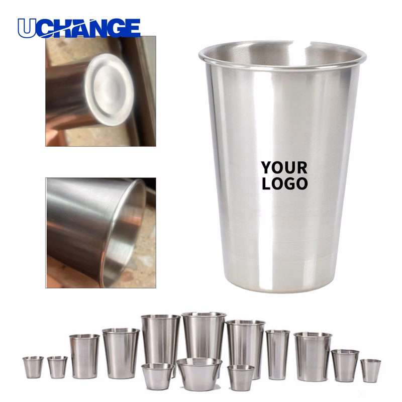 Stainless Steel Beer Cup 16 Ounce