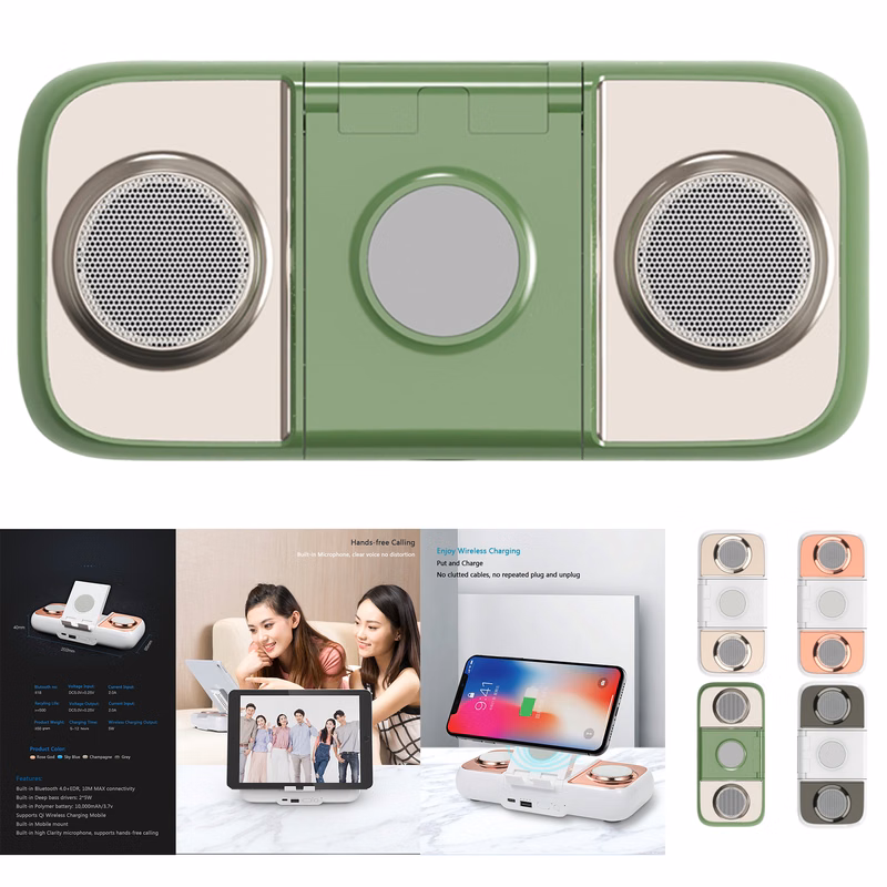 Wireless Charging Mobile Phone Stand Holder Powerbank