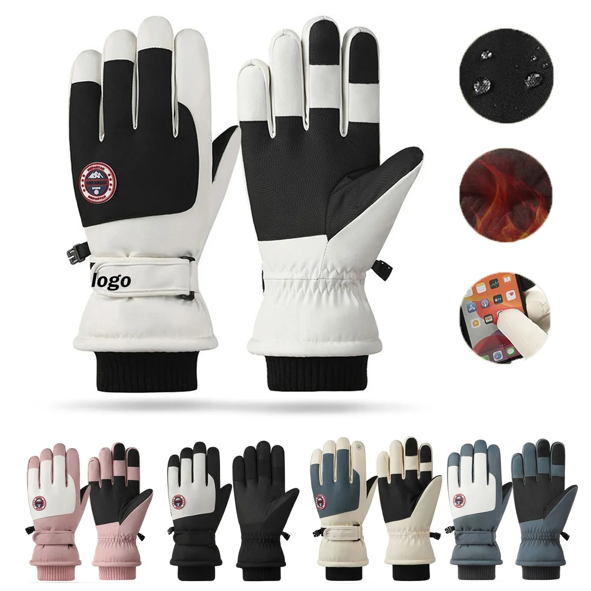 Winter Waterproof Outdoor Snow Warm Gloves 1