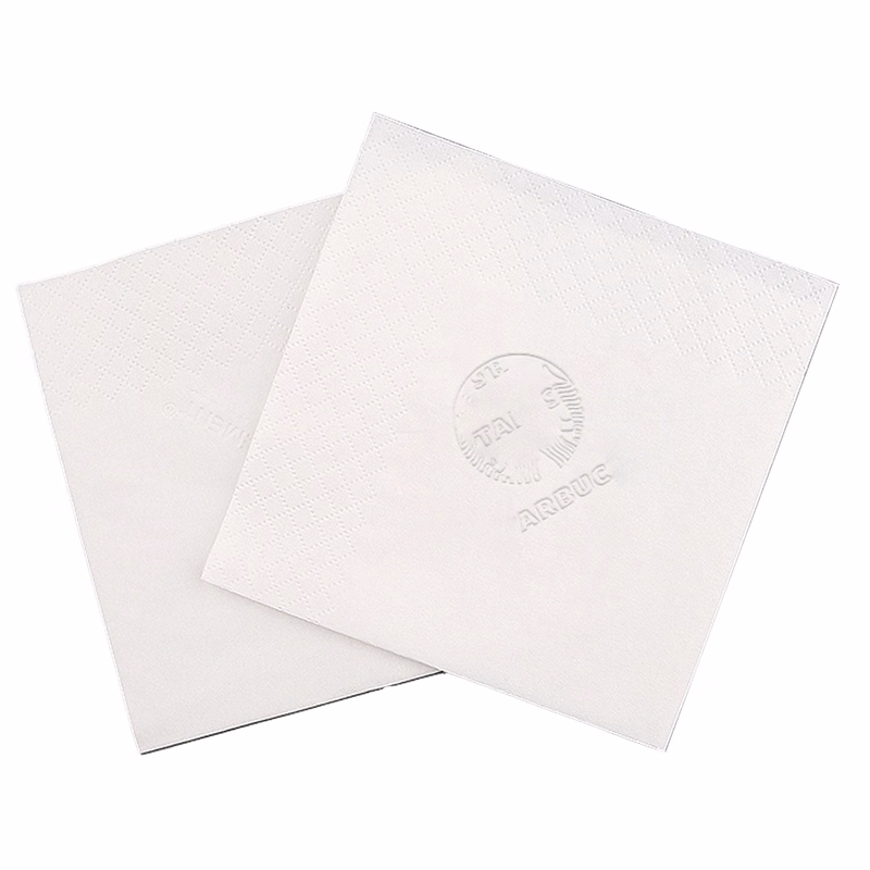 2Ply 4.5" x 4.5" Embossed Dinner Napkin