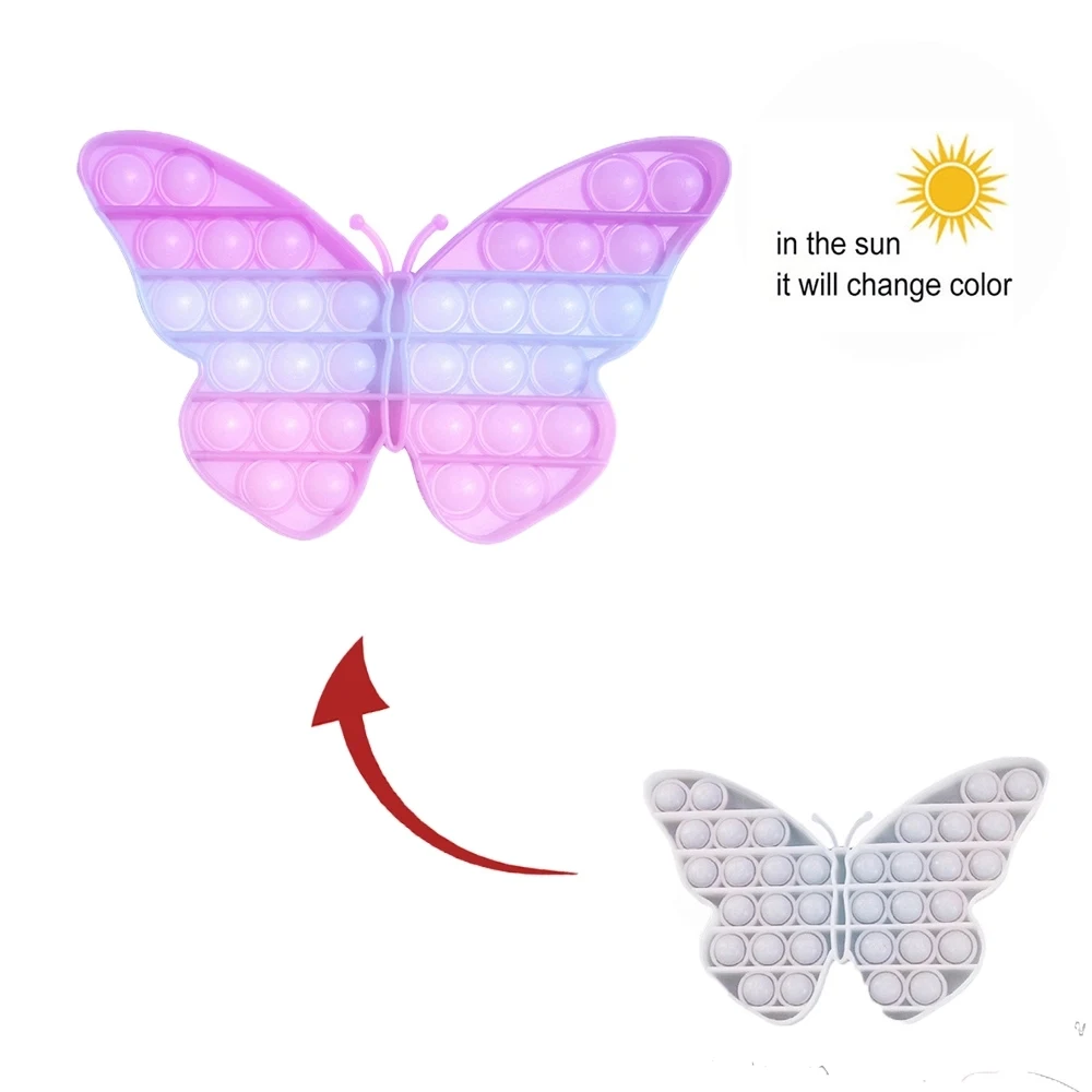 Butterfly photoreception Push Pop Bubble Sensory Fidget Toys 1