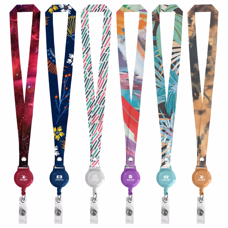 Sublimation Lanyard With Badge Reel