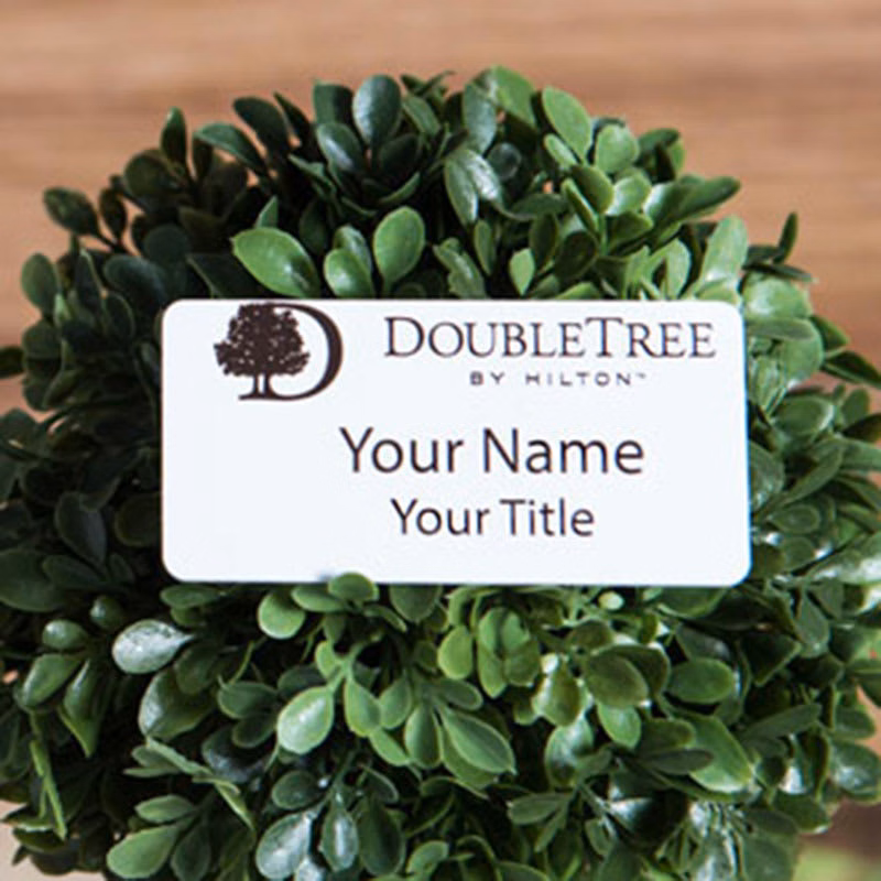 Custom Printed 1.5" X 3" Rectangle Name Badges