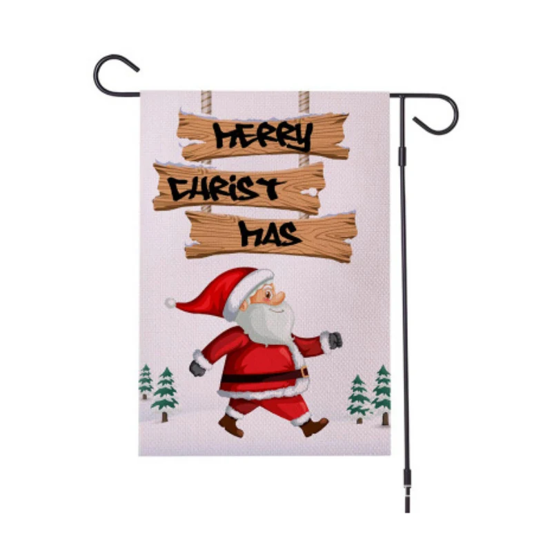Garden Flags With Poles 1