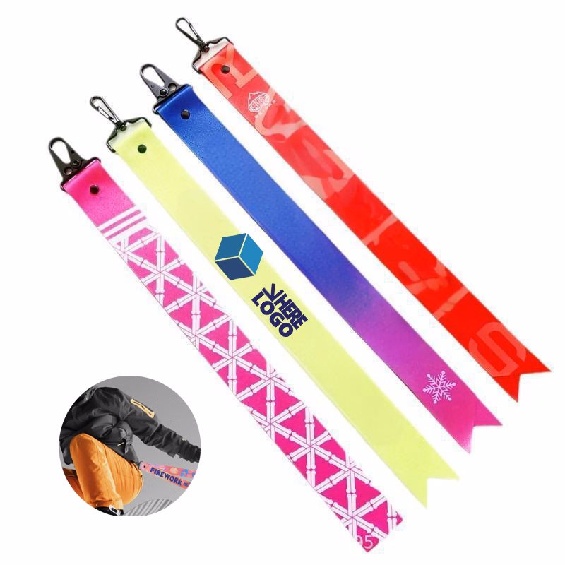 Winter Adventure Ribbon Keychain
