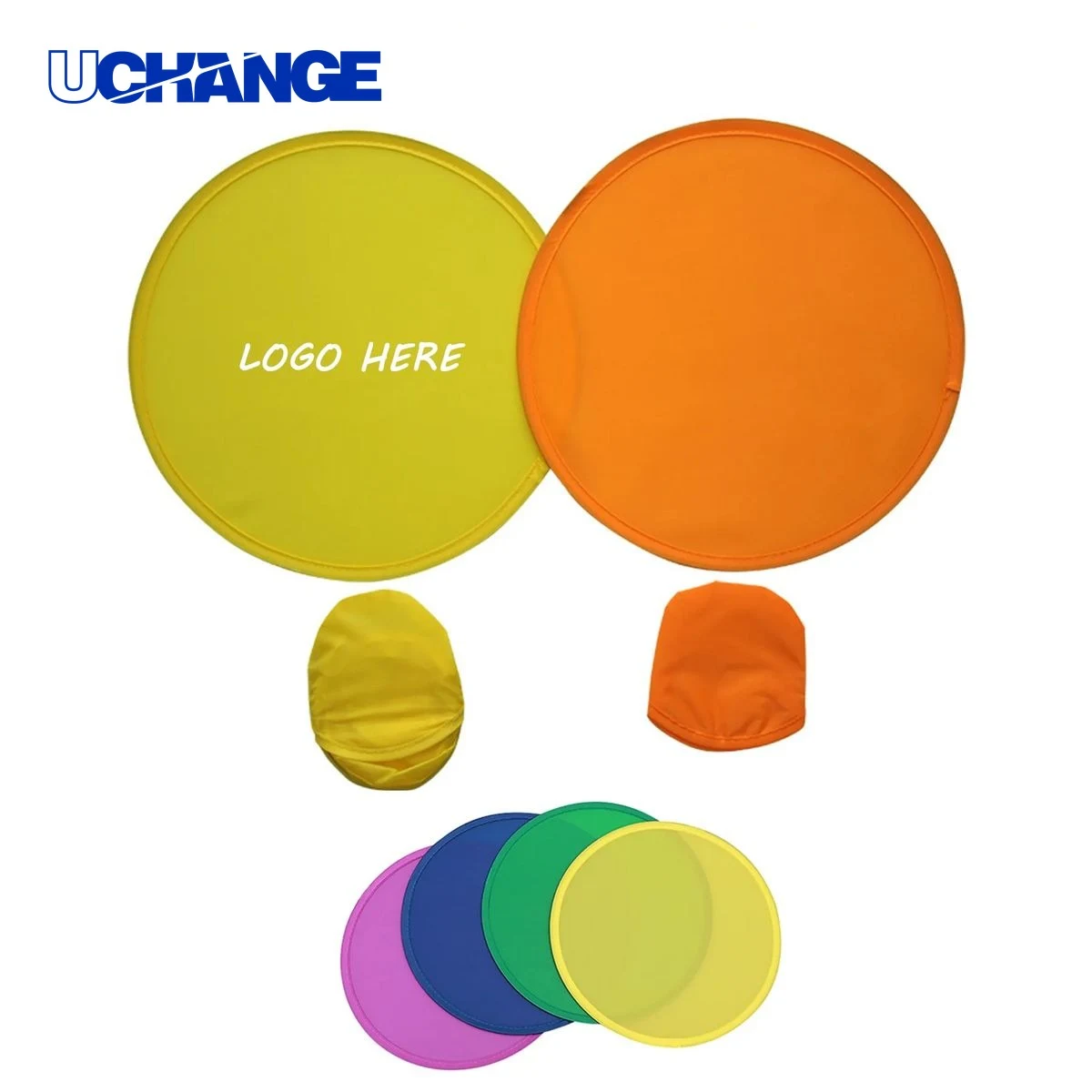 10" Folding Flyer Disc with Pouch Packable Game for Parks, Beaches & Events 1
