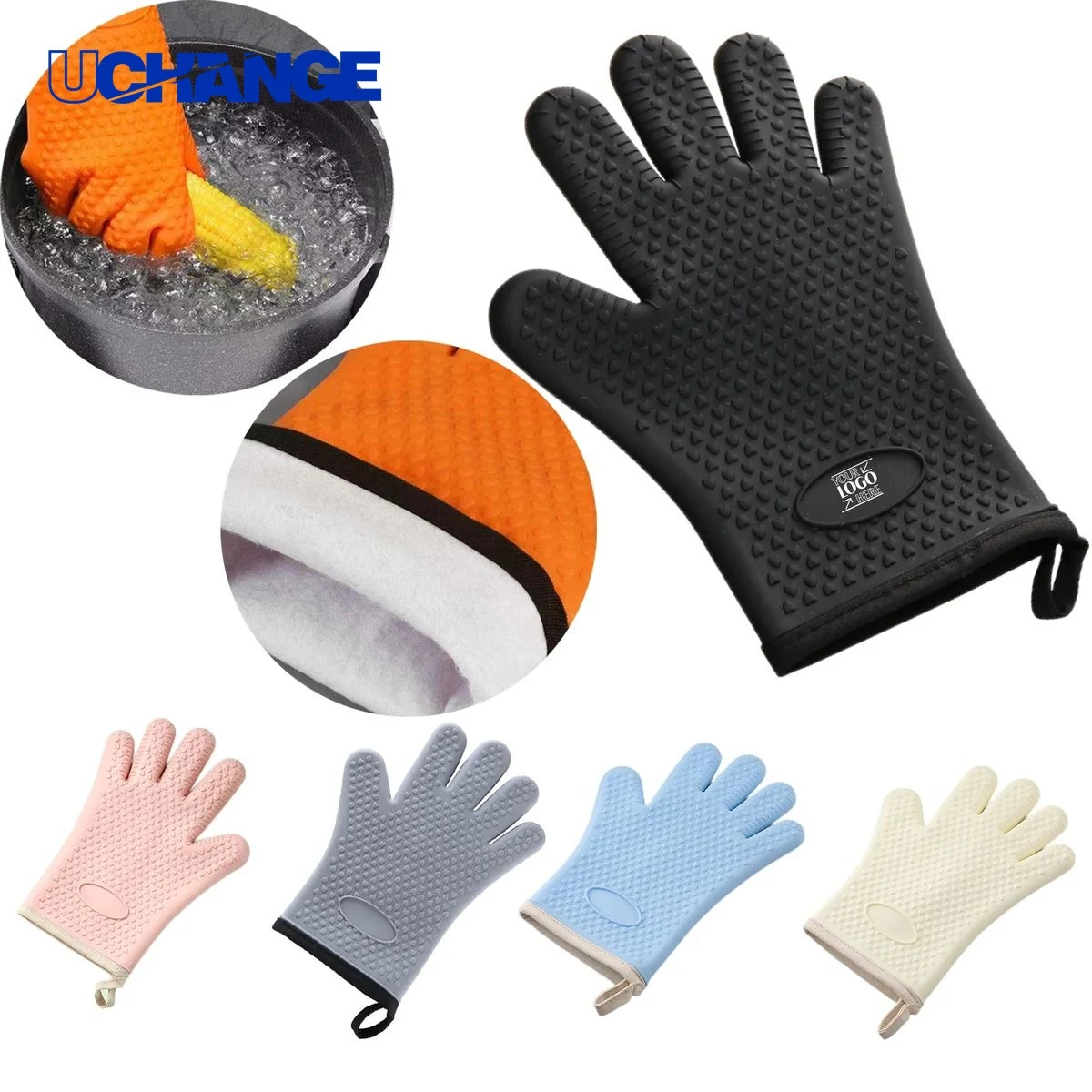 Silicone Oven Mitts for Baking and Cooking 1