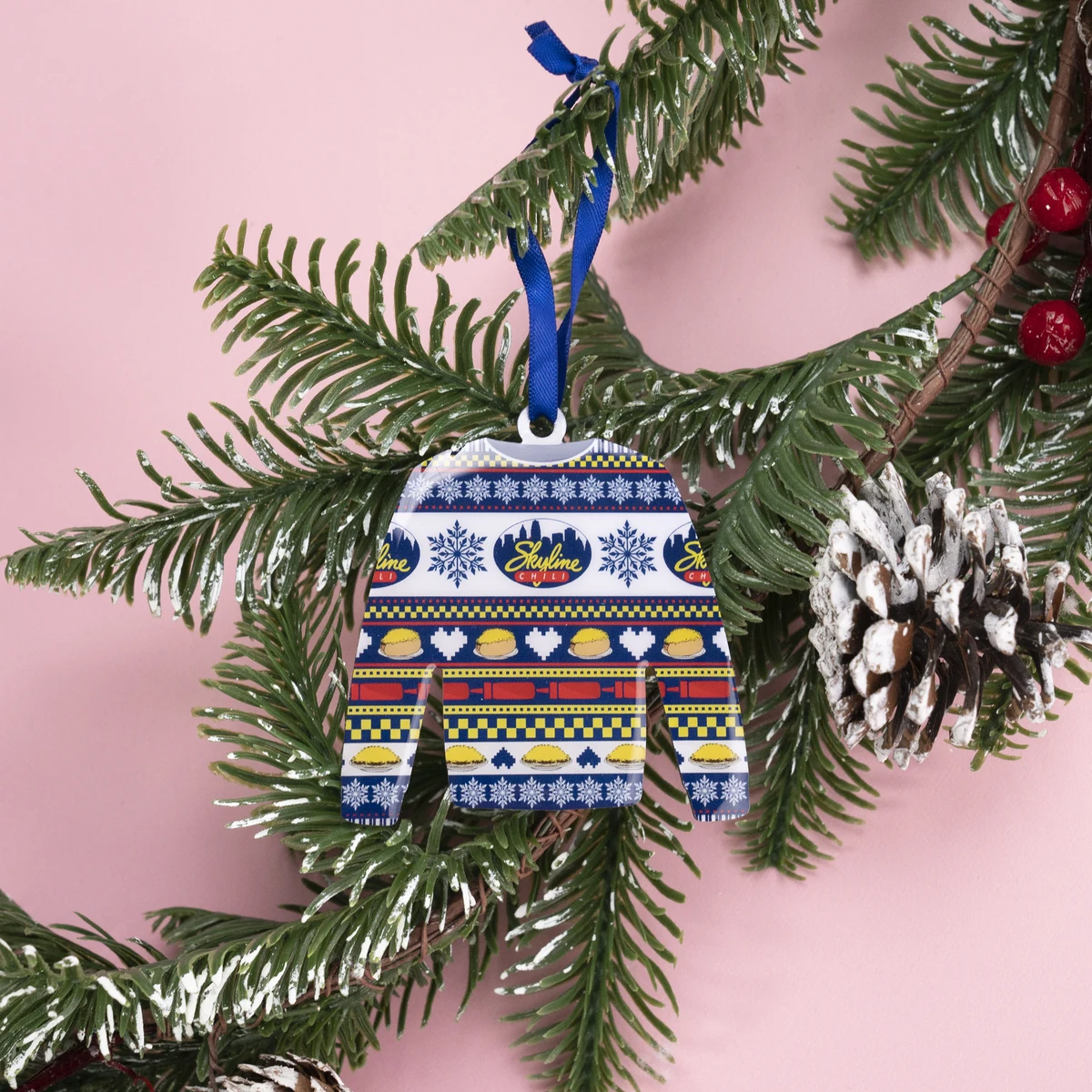 Offset Print Custom Ornament On Stainless Steel With Epoxy Dome: 1 sided 3" 1