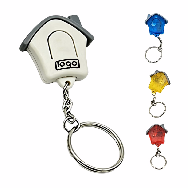Mini House LED Keychain Light