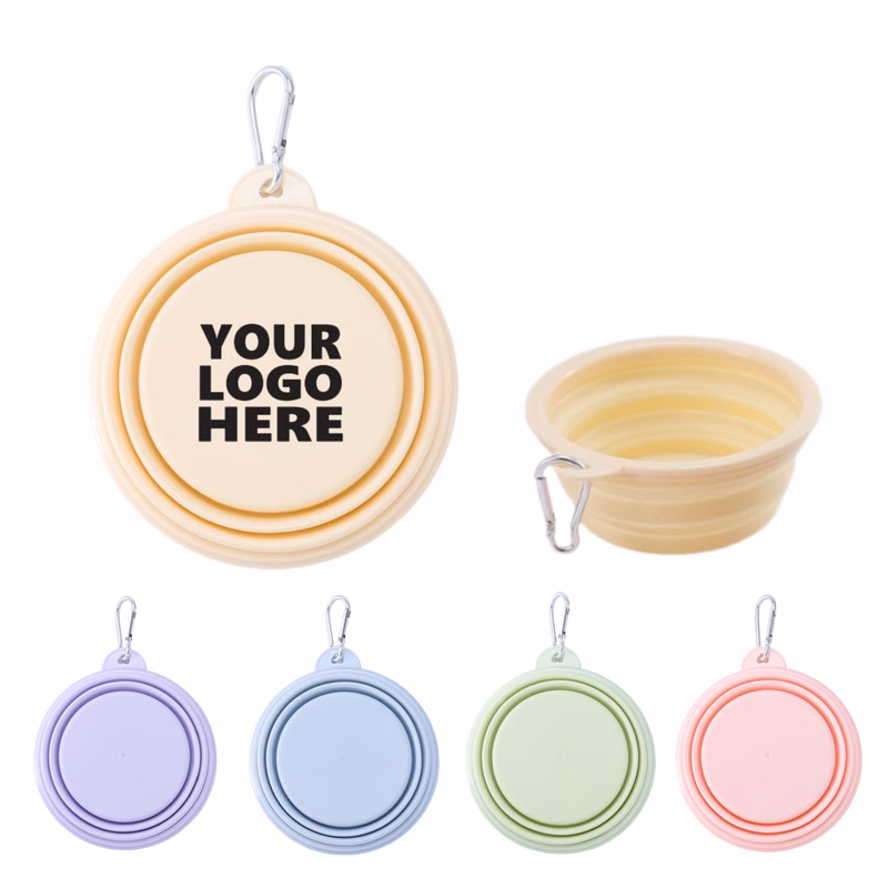 Macaron Tone Collapsible Pet Bowl