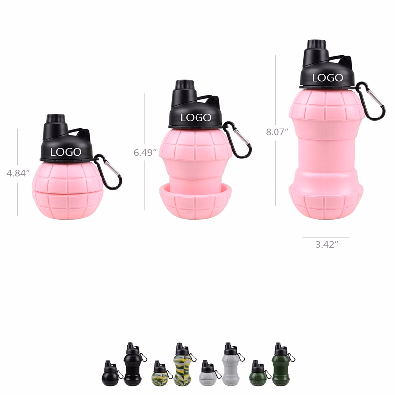 19 OZ Collapsible Travel Water Bottle
