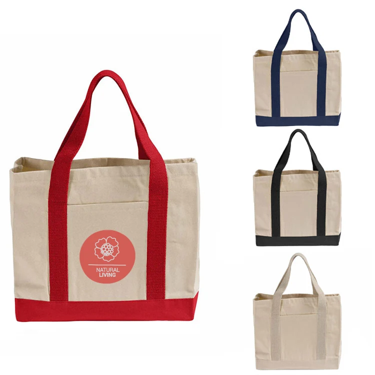 Trestles Beach Twill Tote Bag, custom tote bag with logo imprint 1