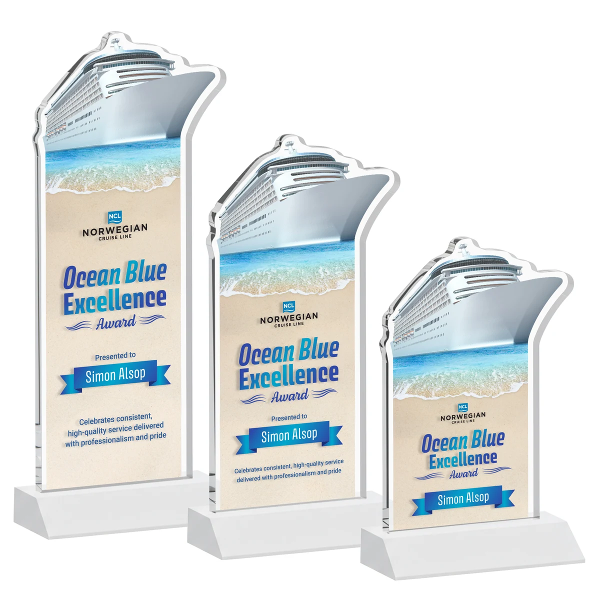 Voyager VividPrint™ Award - White 1