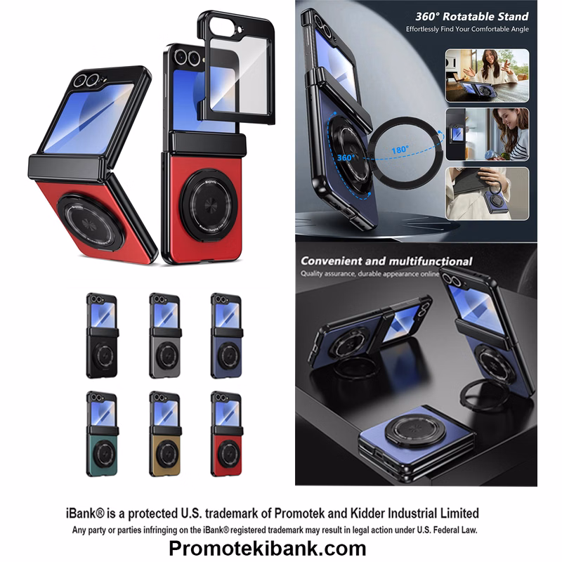iBank ® Magnetic Phone Cover Case compatible with Galaxy Z Fold 7 6 5 4 / Flip 7 6 5