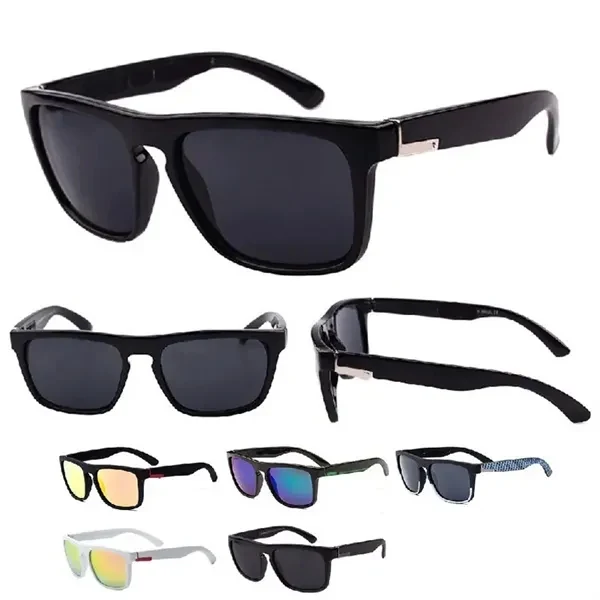 Custom Retro Mirror Lens Polarized Sunglasses UV Protection — Men's Women's Eyewear 1