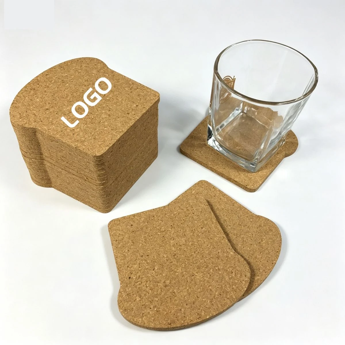 4 Inch Eco Friendly Absorbent Wooden Drink Tumbler Pad Bulk 1