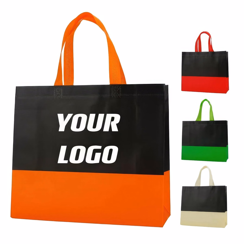 Color Waterproof Non-woven Tote Bag