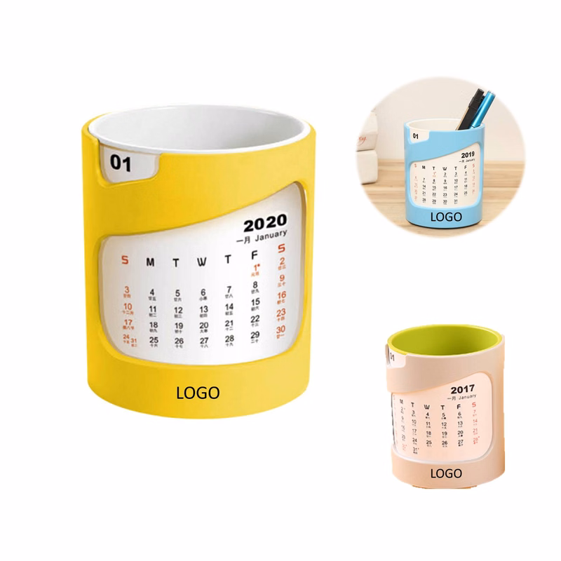 Multi-Function Pen Holder Desk Calendar