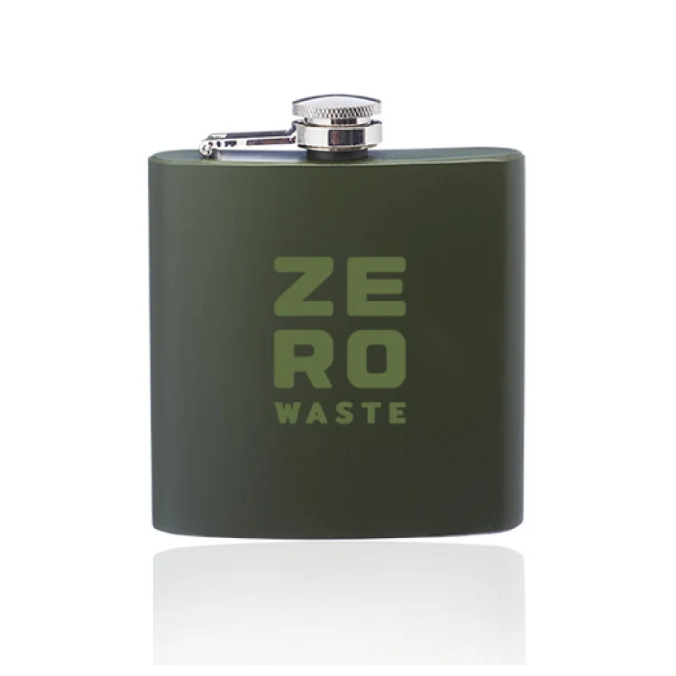 6 oz. Camo Stainless Steel Hip Flask 1