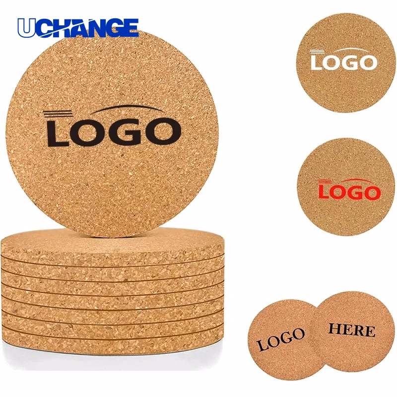 Circular Cork Coaster Mat