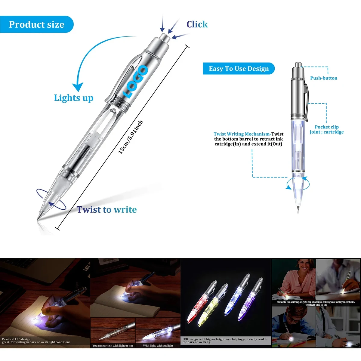 Lighted Tip LED Pen 1