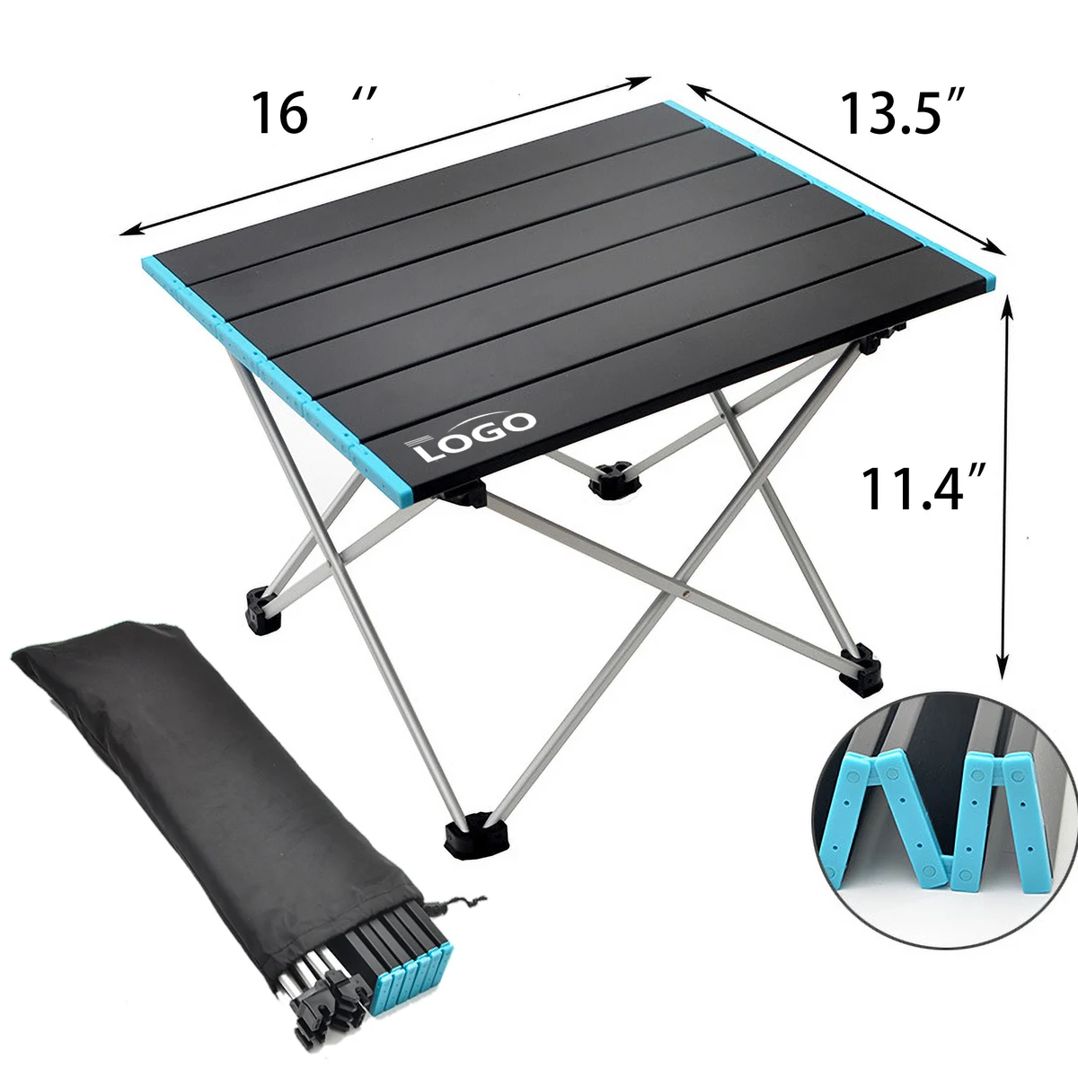 Portable Camping Table Aluminum Beach Carry Bag Folding 1
