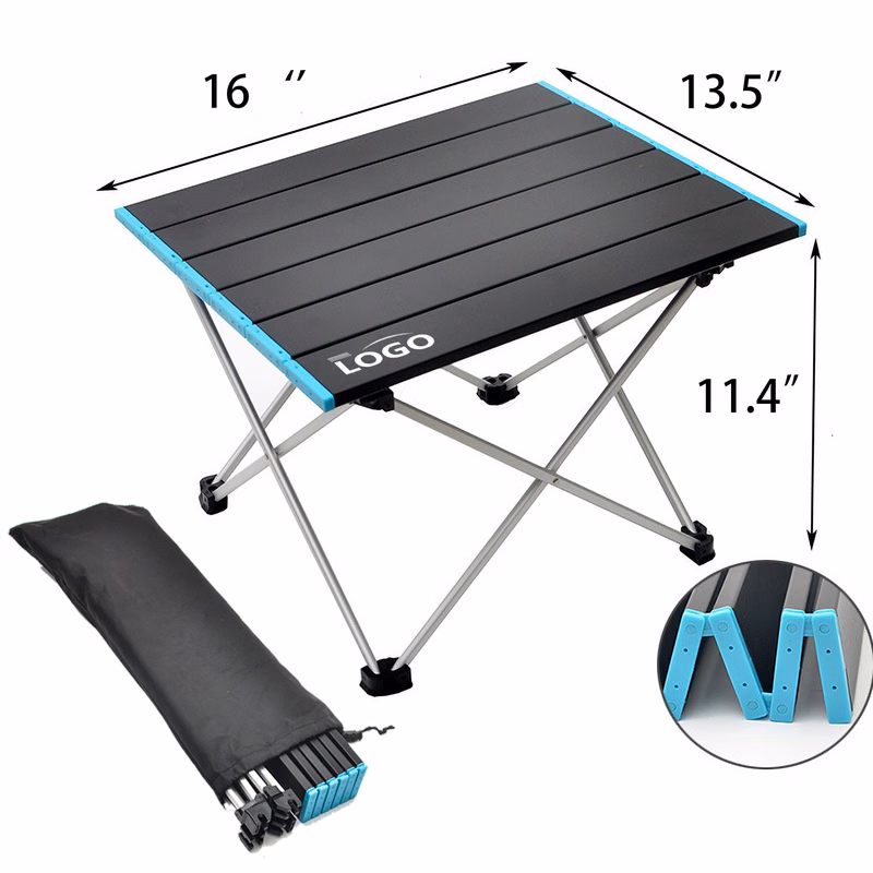 Portable Camping Table Aluminum Beach Carry Bag Folding