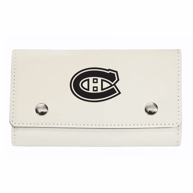 White Leatherette Card & Dice Set