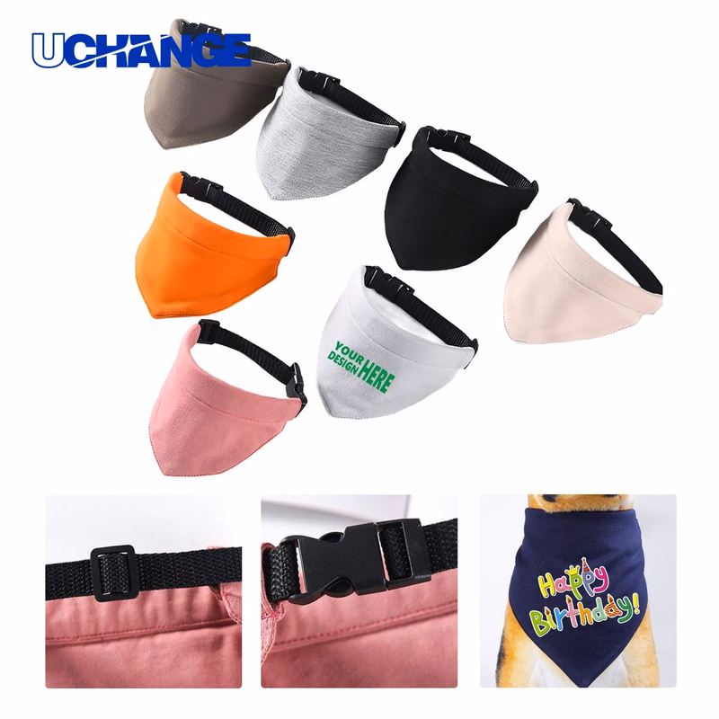 Adjustable Pet Bandana Collar Scarf Bib