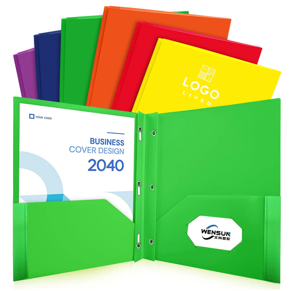 Heavy Duty Plastic Letter Size School Folders 1