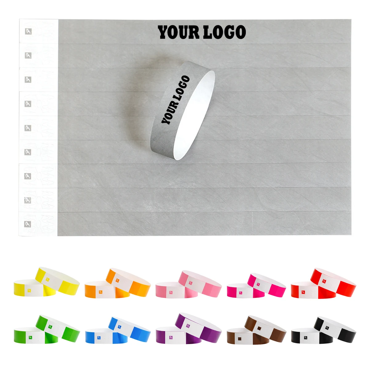 PE Synthetic Paper Disposable Event Wristband 1