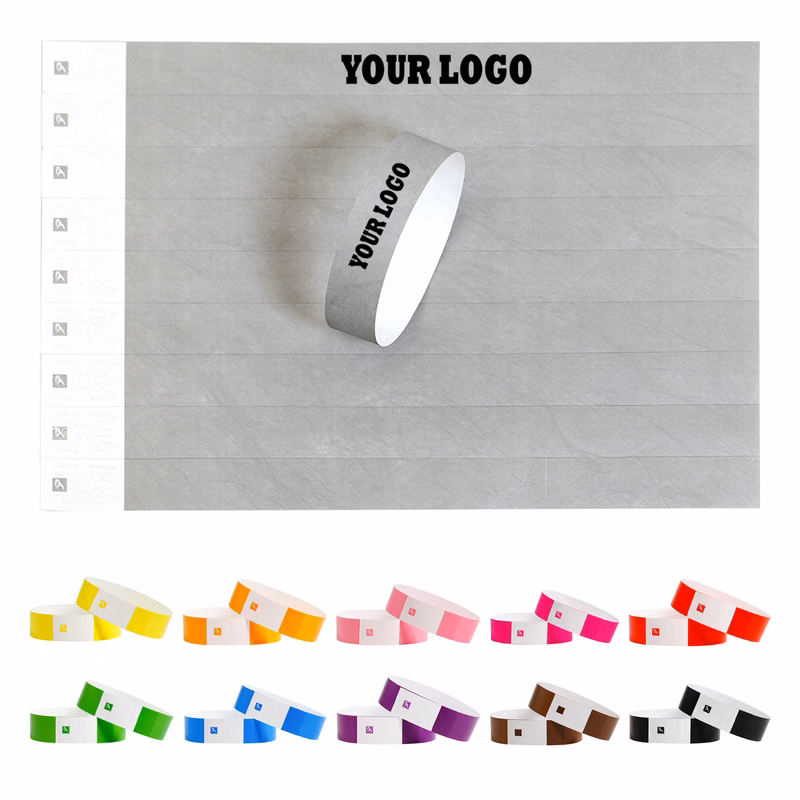 PE Synthetic Paper Disposable Event Wristband