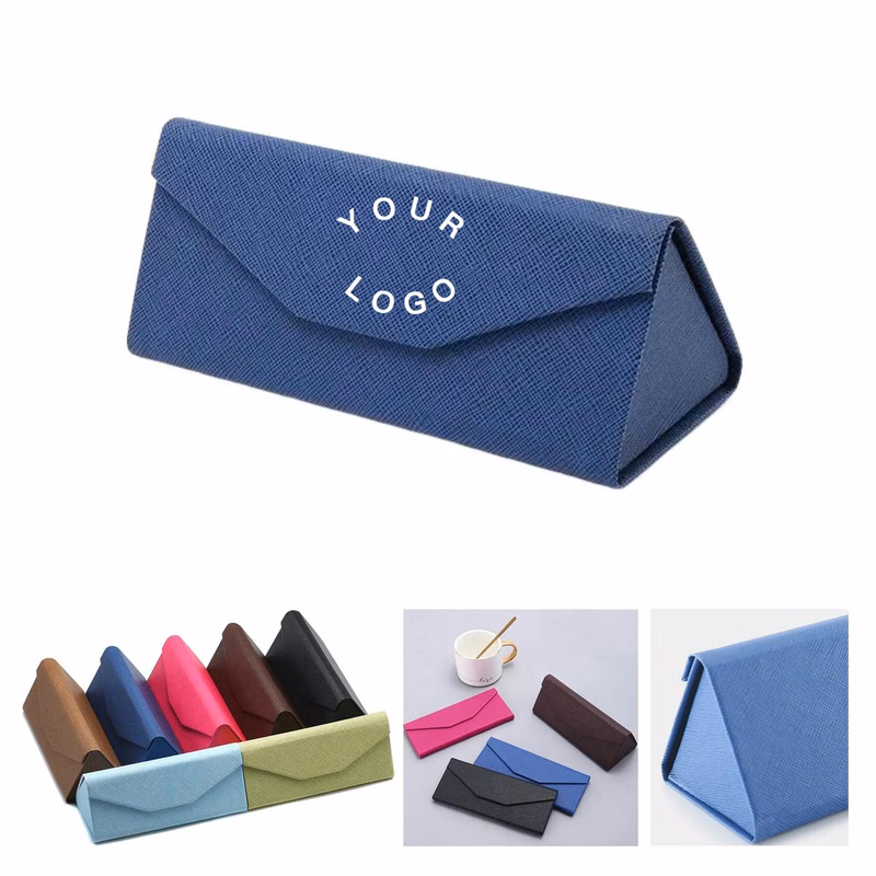Compact Metal Leather Case for Eyeglasses
