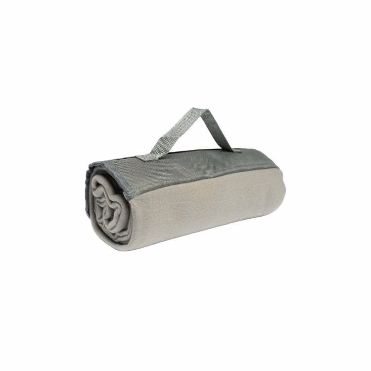47"x53" Roll Up Fleece Blanket - Gray